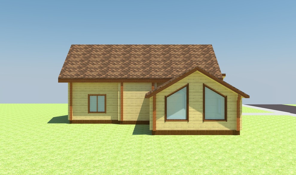 Проект дома из клееного бруса