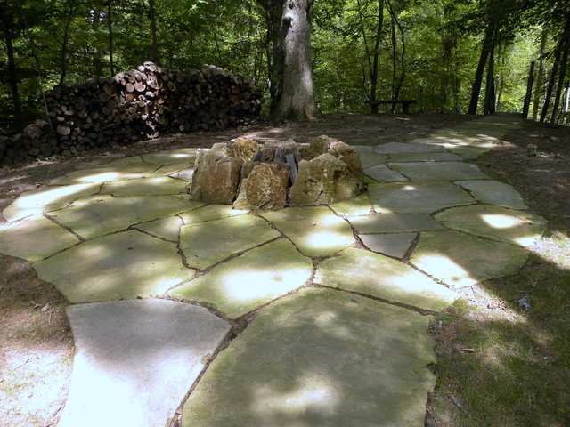 Firepit american-traditional-patio