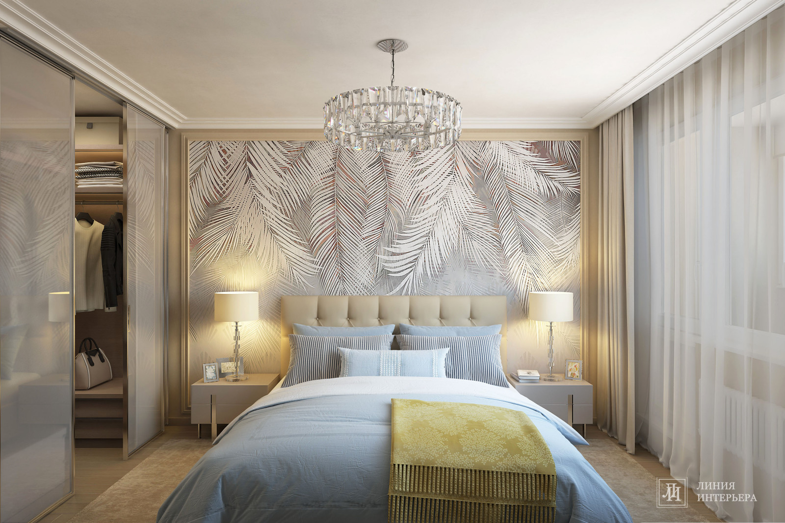Интерьер спальни в современном стиле