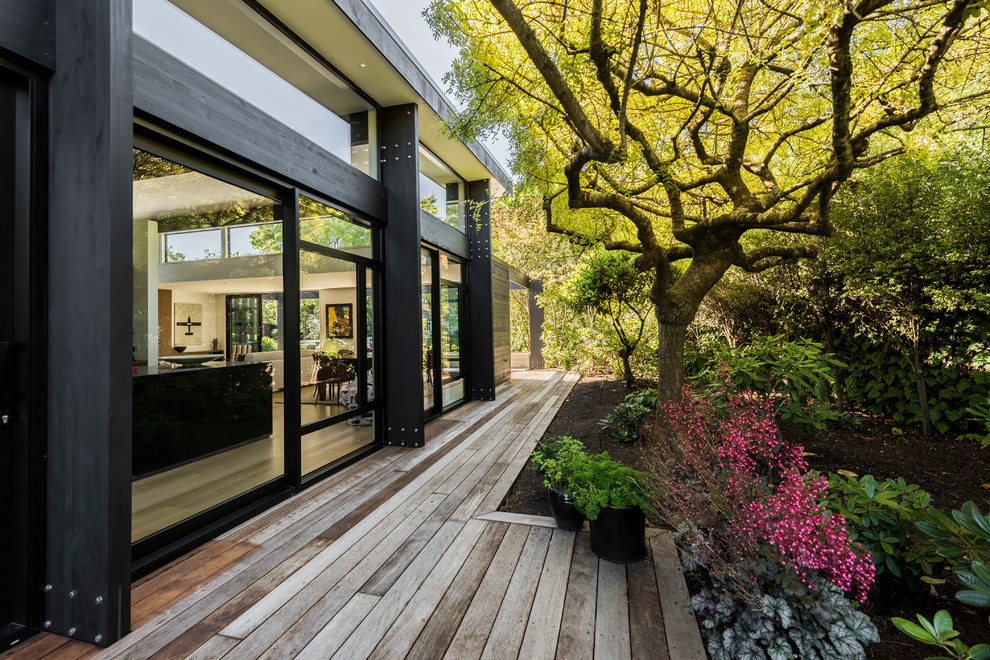 Contemporary deck in Christchurch.