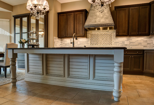 Elegant Chic Kitchen lantlig-koek