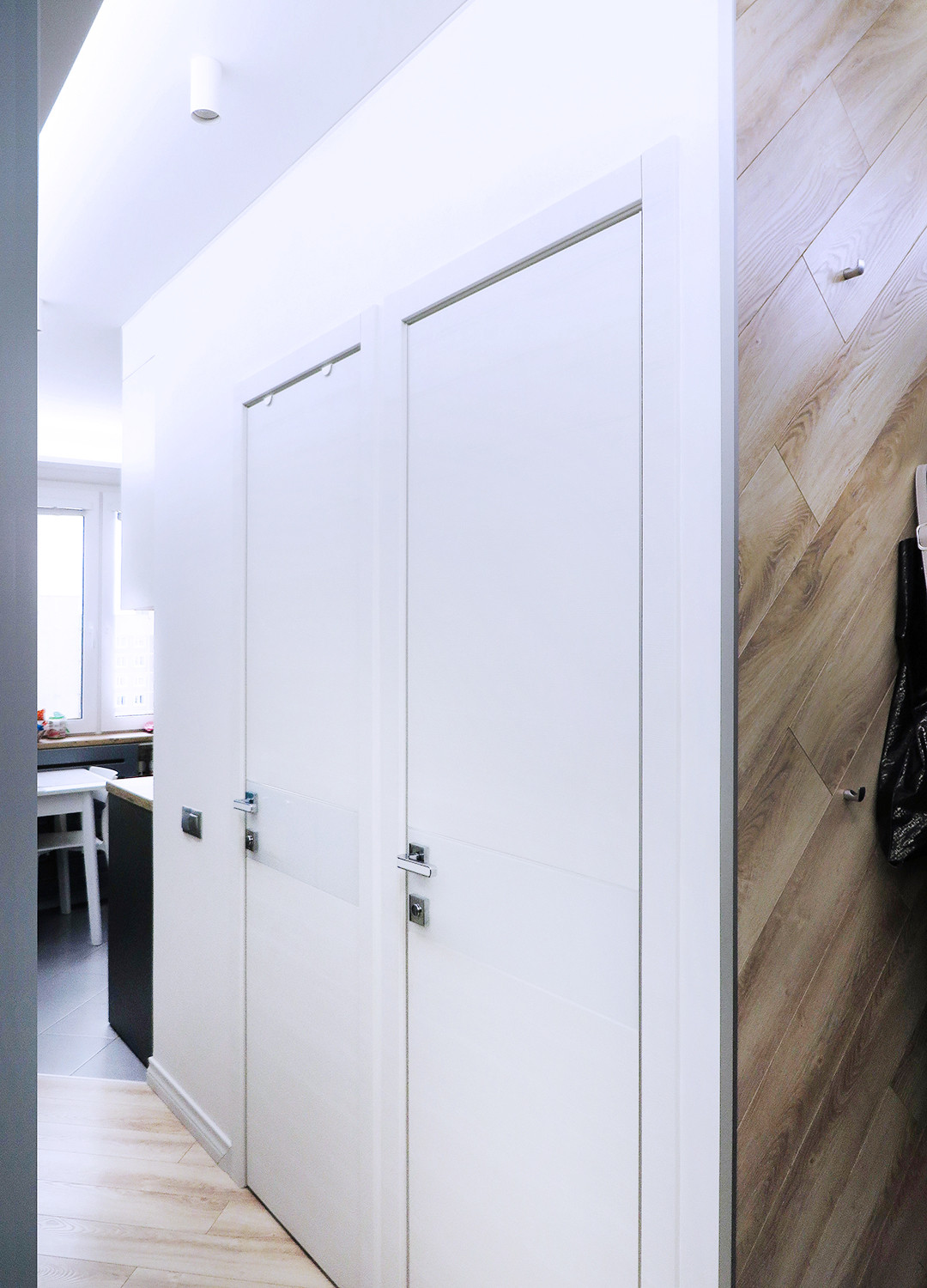 Небольшая квартира с большим количеством мест хранения