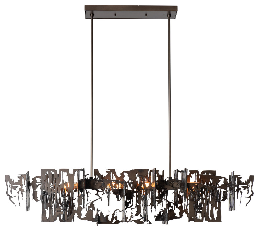 Hubbardton Forge 401310-85 Brutus Pendant in Sterling