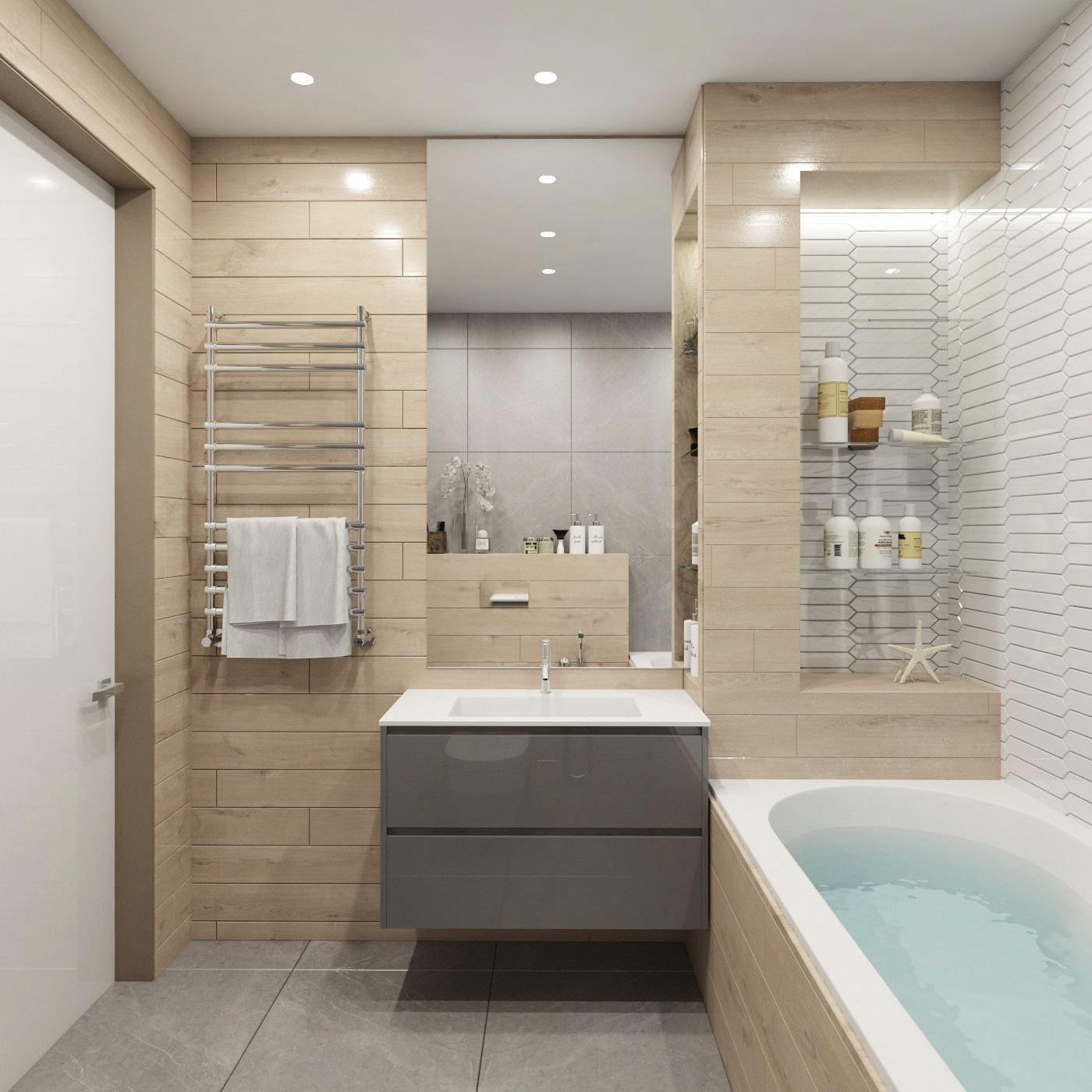 Монохром и дерево