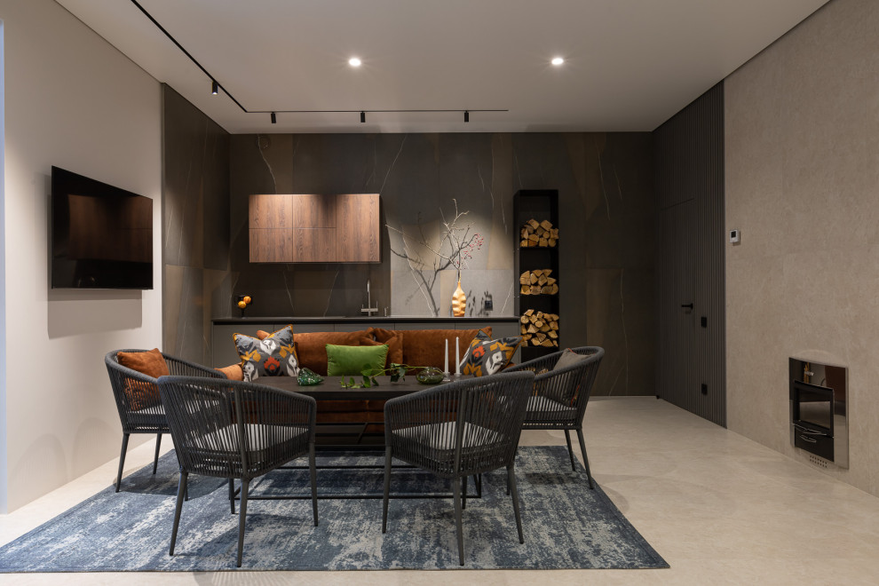 Реализованный проект банного комплекса на территории частного дома