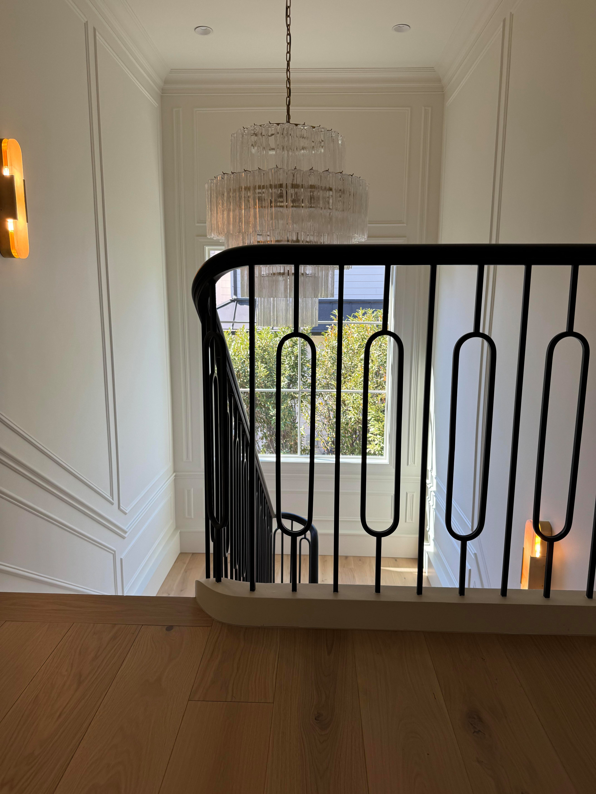 134_Stunning Straight Stair with an Elliptical Twist, McLean, VA 22101