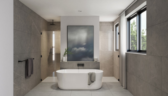 Lighthouse contemporary-badrum