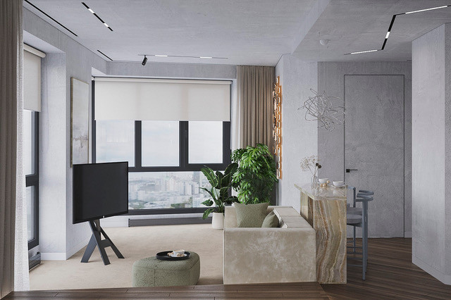 Назад в будущее. Квартира 70 кв.м. в ЖК Вэлтон Парк