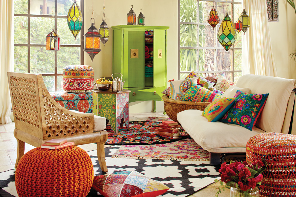Inspiration for an eclectic family room in San Francisco.