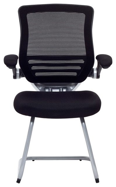 Edge Reception Chair in Black