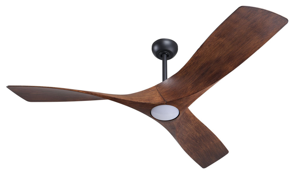 62 in 3 Wood Blades Ceiling Fan with Remote control Transitional