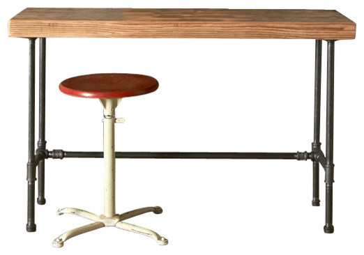 Modern Industry Reclaimed Wood Desk, Standard, 36"x20"