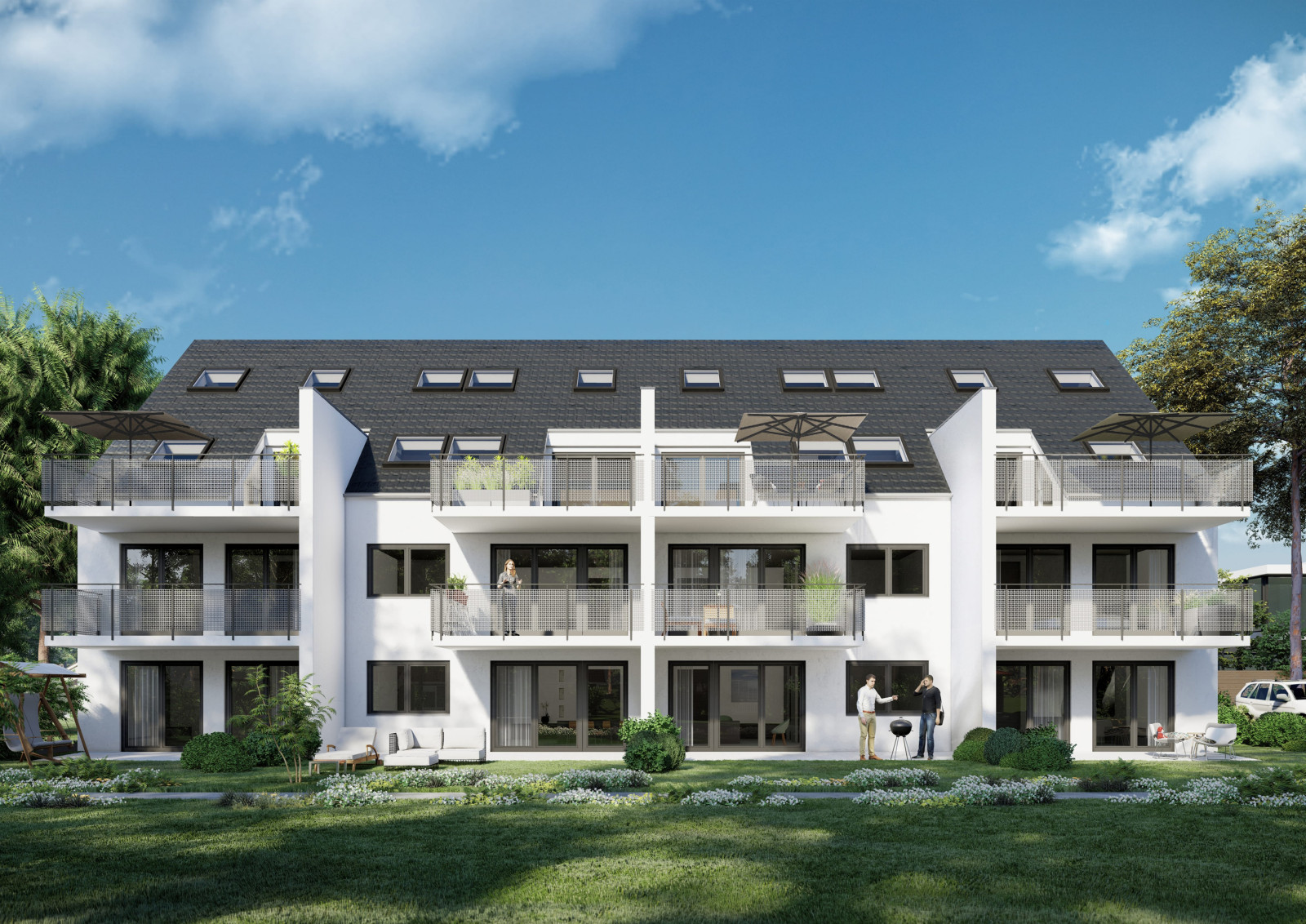 wizualizacja domu w Hamburgu