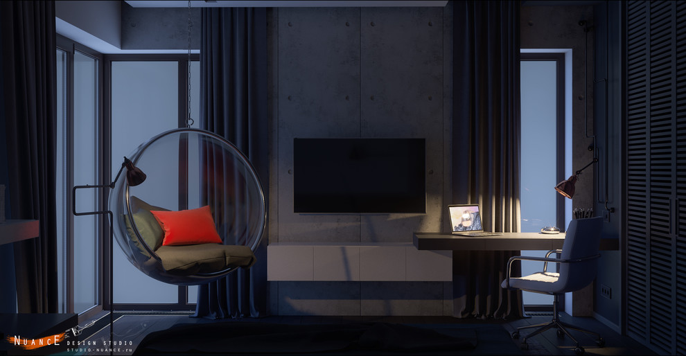 Комната для молодой девушки. Простота линий и форм