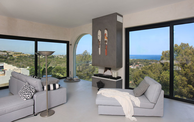 Villa El Paradiso medelhavsstil-vardagsrum