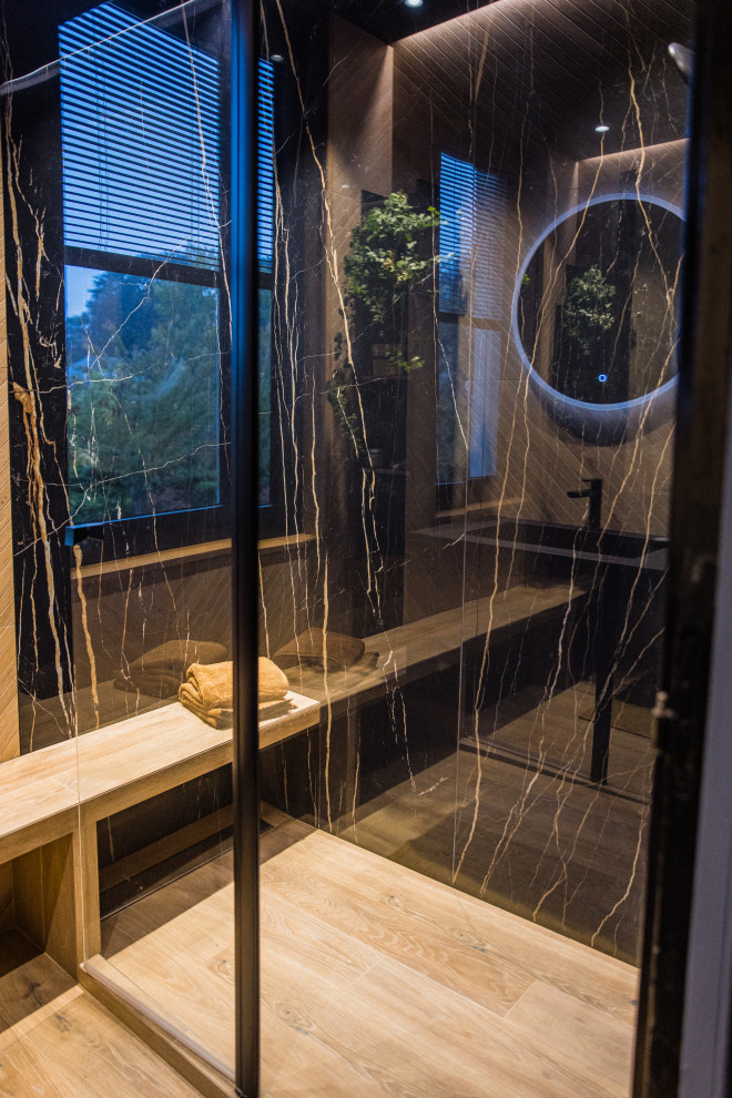 Rénovation d'une salle de douche en marbre