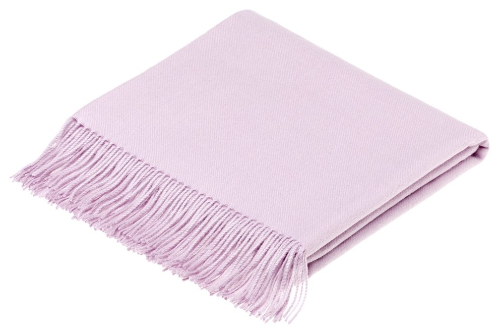 Alpaca Throw Blanket Dusky Pink