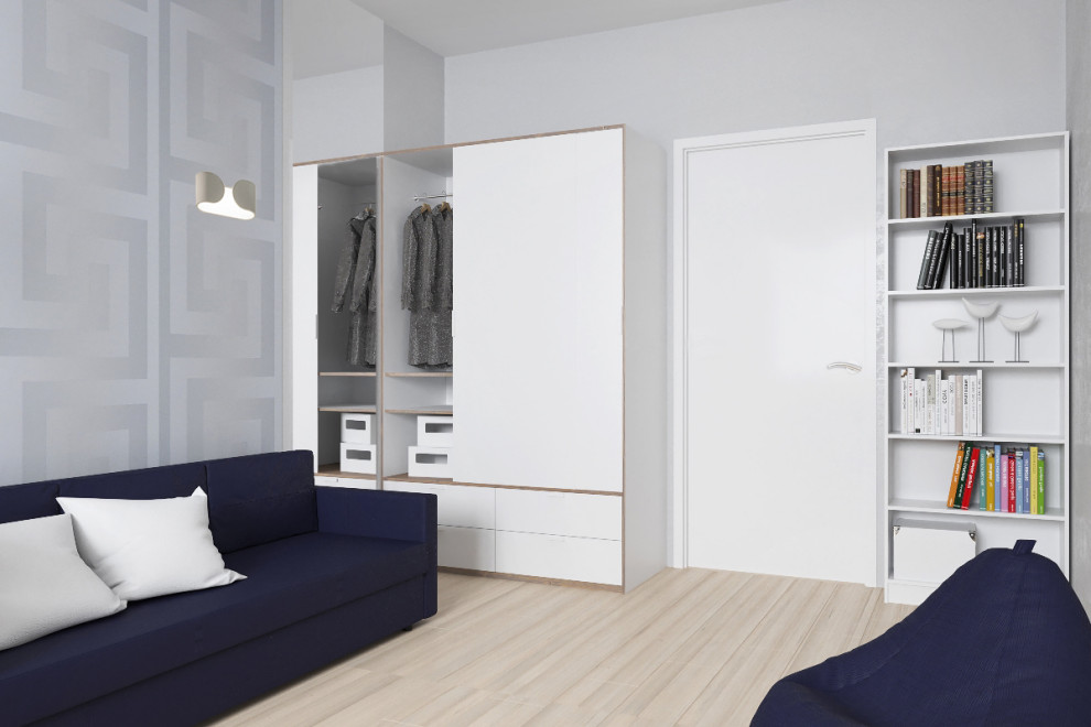 Маленькая квартира с эко-оттенком.