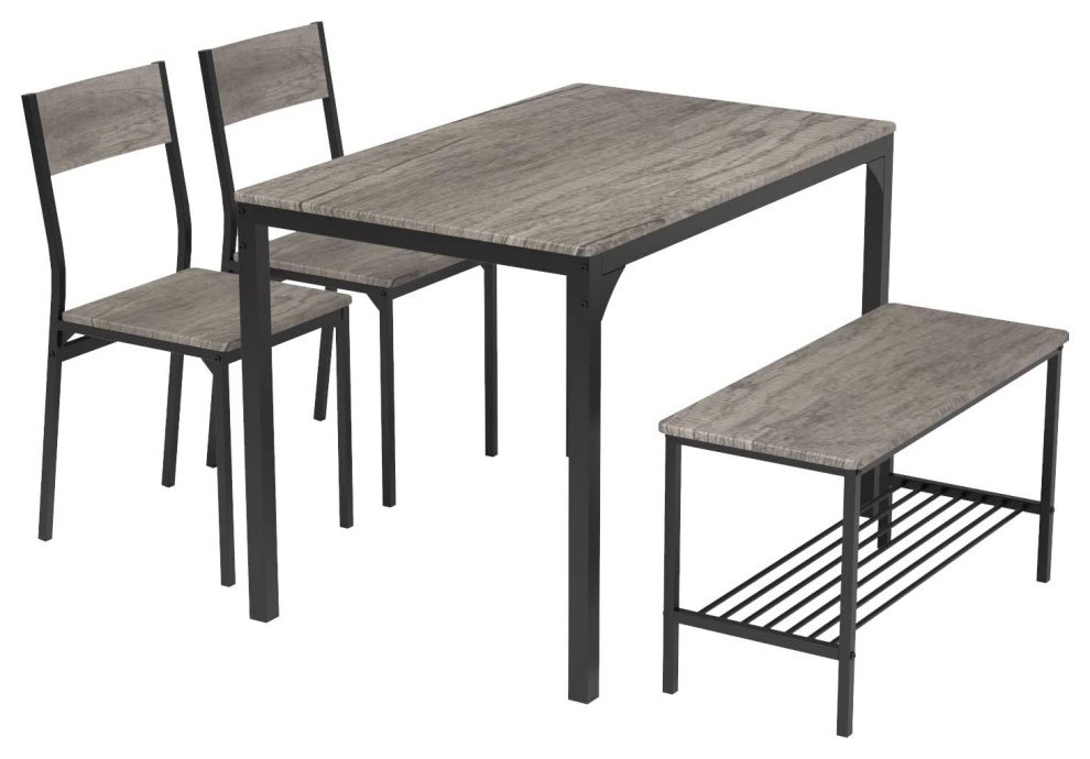 Dining Table Set for Desk,Kitchen Table with 2 Chairs and a