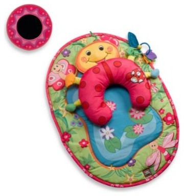 Tummy-Time Ladybug Pillow & Mat by Tiny Love