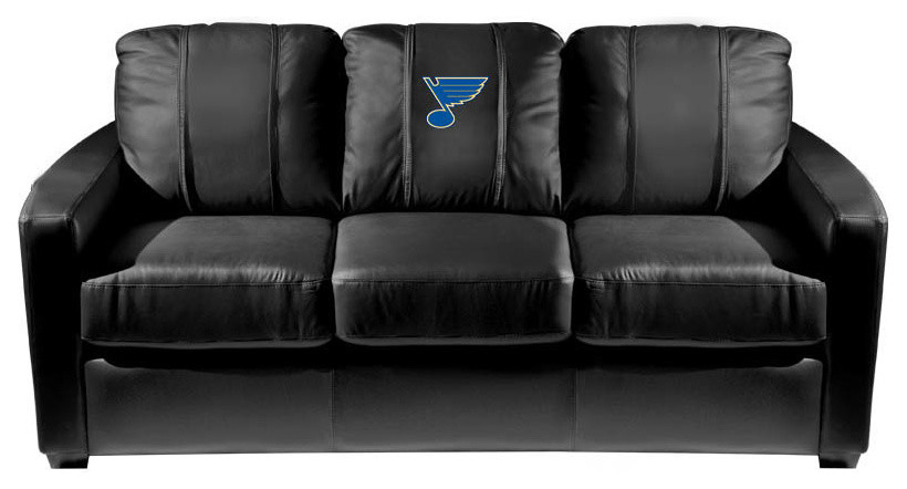 St. Louis Blues NHL Silver Sofa