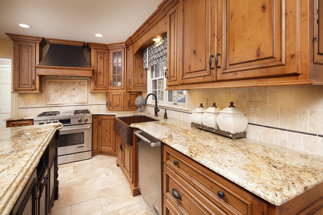 Colonial Gold Granite with Double Edge
