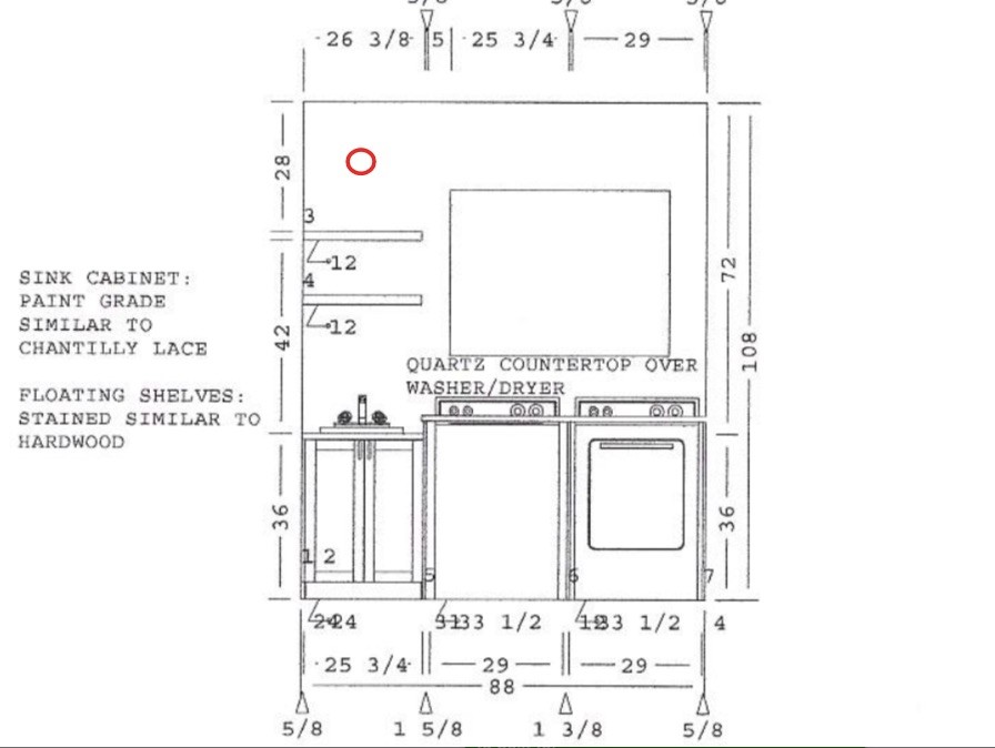 Sconce Height Above Open Shelves