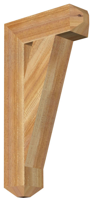 Traditional Craftsman Bracket, 14"Dx26"H - Transitional - Corbels - by ...