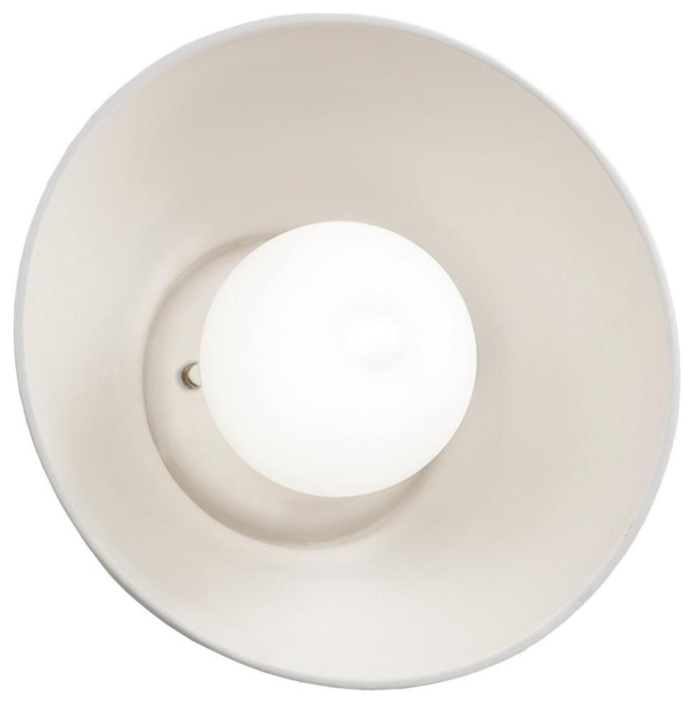 Coupe Wall Sconce, Bisque
