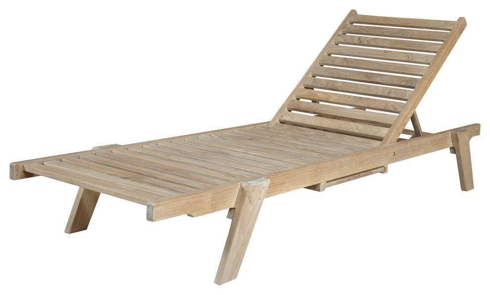 Teak Lounge Chair Transitional Outdoor Lounge Chairs By Niagara   Home Design 