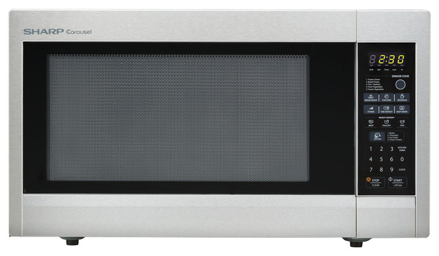 2.2 cu.ft, 1200W Microwave With 16" Turntable, Sensor, Keep Warm Function