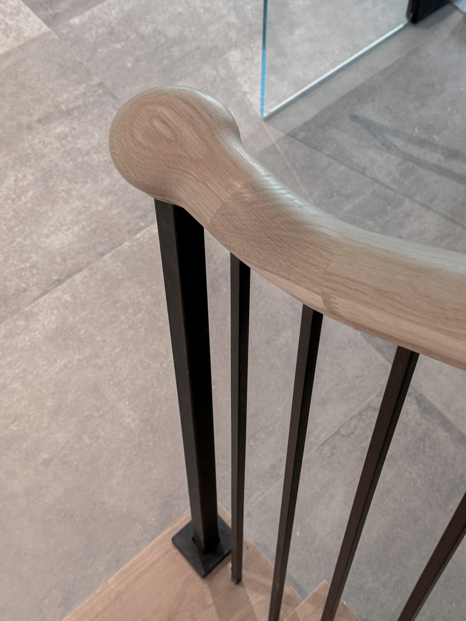 122_Modern Steel & Wood Floating Staircase, Arlington VA 22207