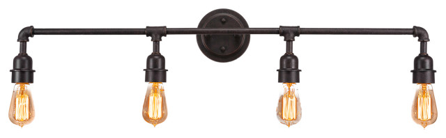 Toltec Lighting Neo 1 Light Wall Sconce with Amber Antique LED Bulb 
