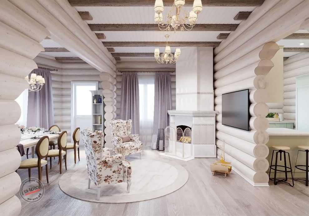 Дом из кругляка в Иркутске