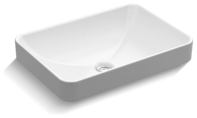 Kohler K 5373 22 5 8 Vox Rectangle Vessel Sink With Overflow Kohler K 5373 22 5 8 Vox Rectangle Vessel Sink With Overflow