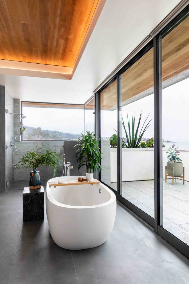 Modernes Badezimmer in San Diego