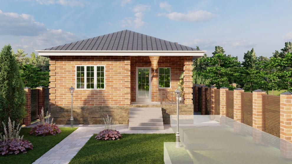 Дом на узком участке