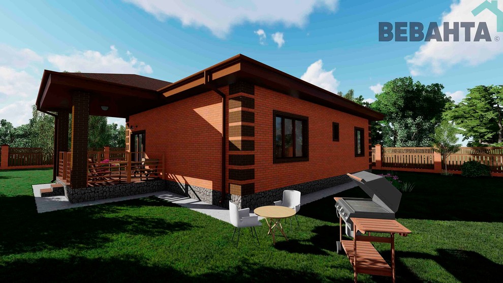 Загородный дом по проекту "Шери"