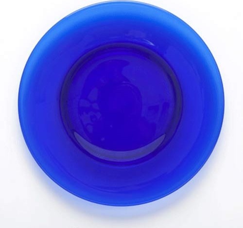 Cobalt Glass Plate