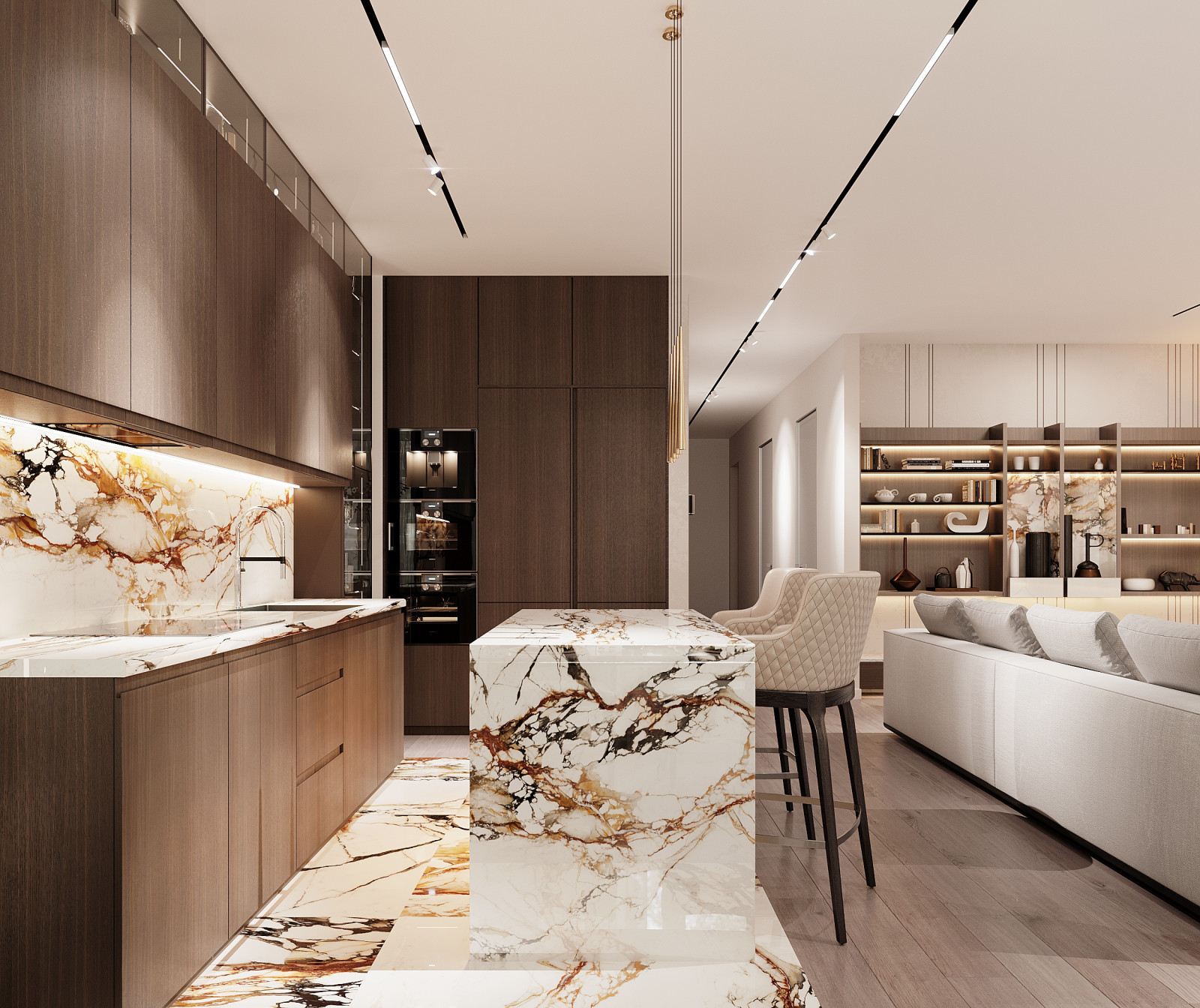 Квартира 136 м² в ЖК «Сосновка»