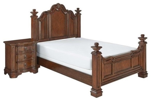 Home Styles Santiago 2 Piece Bedroom Set Cognac Traditional Home Styles Santiago 2 Piece Bedroom Set Cognac Traditional Furniture Sets By Homesquare