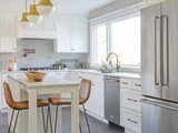 Transitional Kitchen by Fireclay Tile