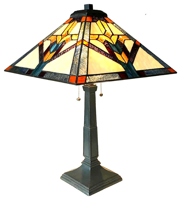 Chloe Lighting Shay Mission 2 Light Antique Dark Bronze Table Lamp Chloe Lighting Shay Mission 2 Light Antique Dark Bronze Table Lamp 16 Craftsman Lamps By Inc