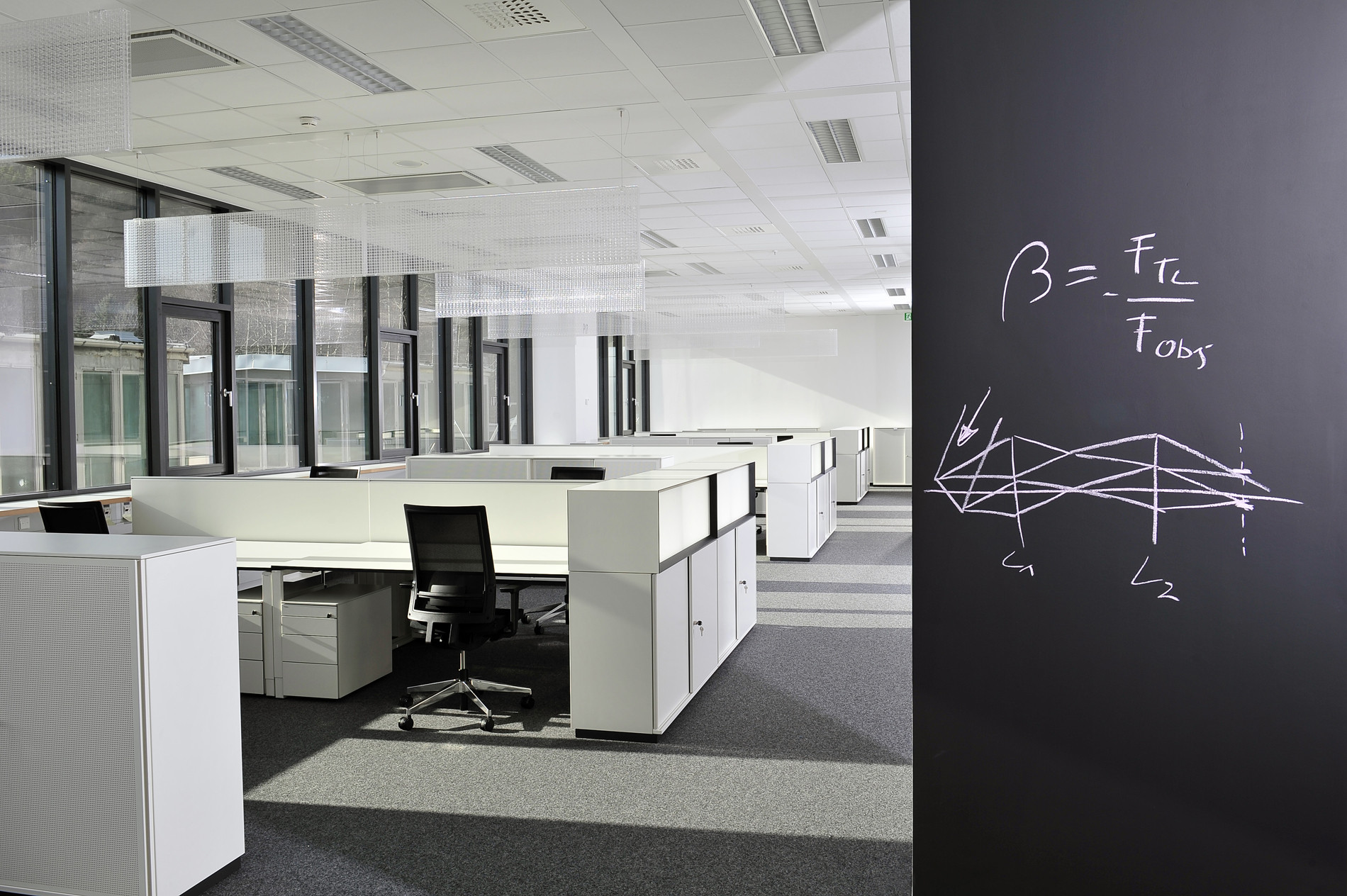 Carl Zeiss Office Büro Planung Präsentation Umplanung Modernisierung Interior Design NRW Krefeld Jena Architektur Innenarchitektur Gestaltung 3D Akustik Beleuchtung Großraumbüro Think-Tank Lounge