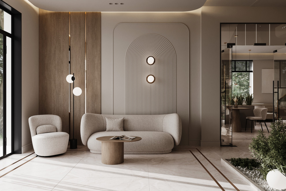 Дизайн лобби отеля в г.Сухум