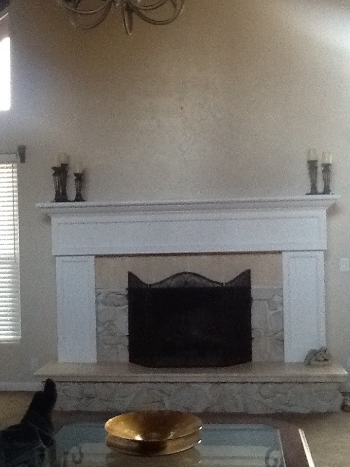 Artwork for above fireplace