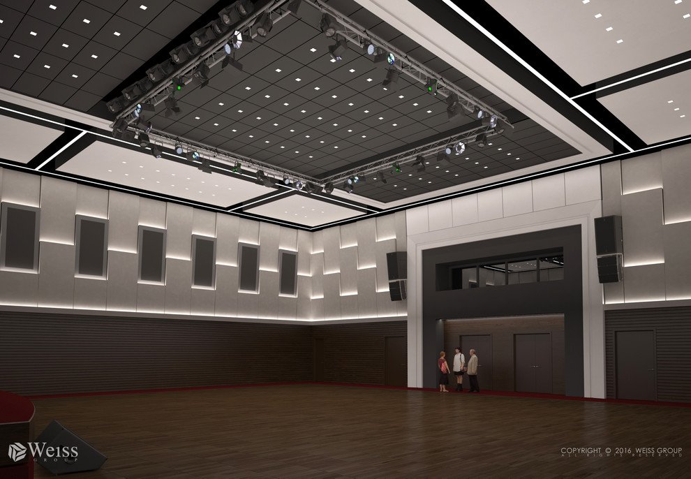 Киноконцертный зал, темный, вид 2.