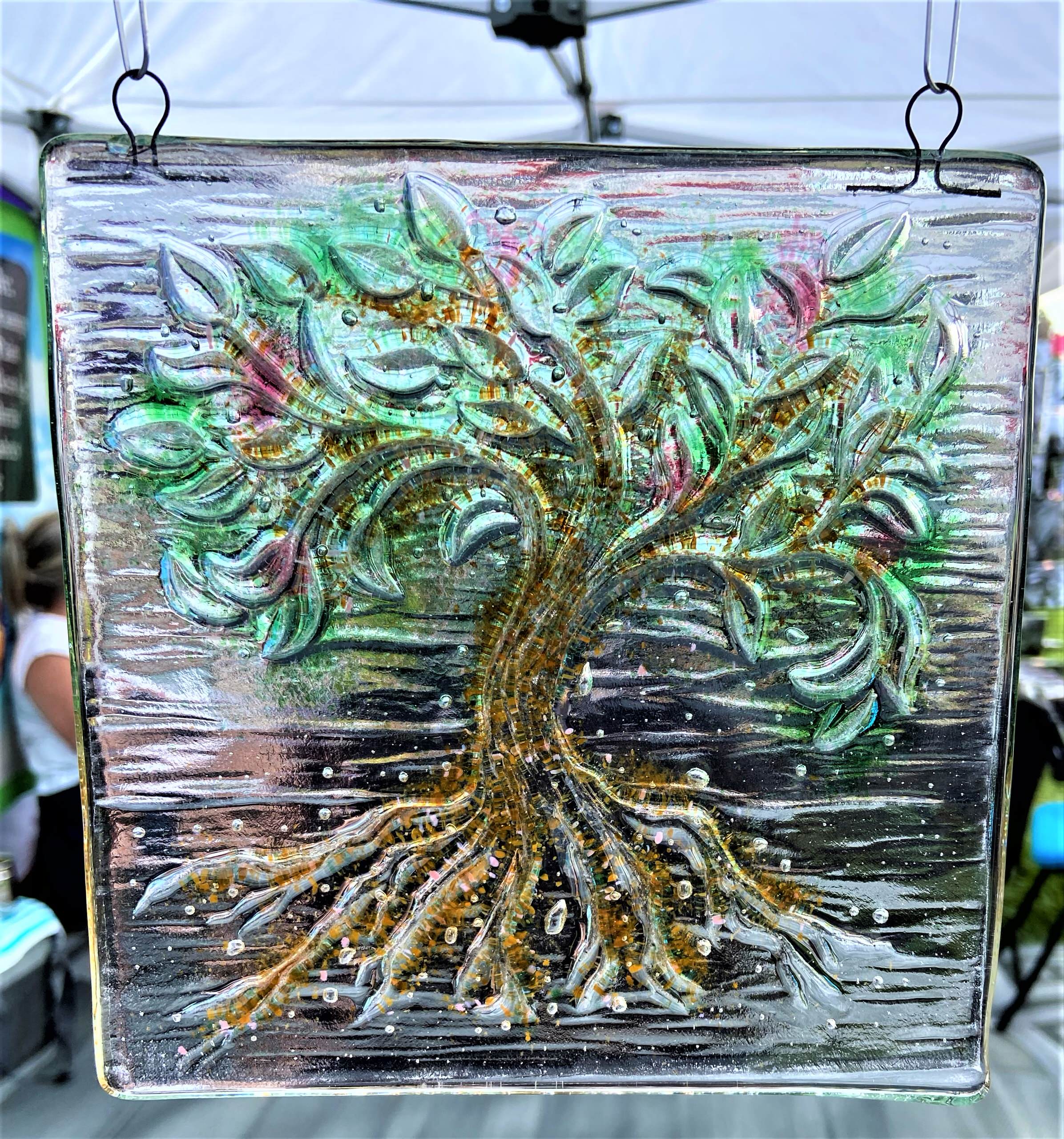 Hanging Tree with Blossoms Imprint