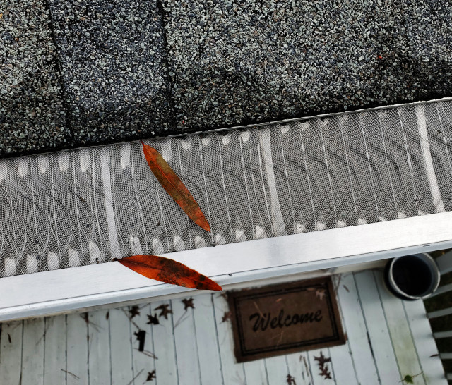 We fit our gutter guards over your existing gutters. House Exterior