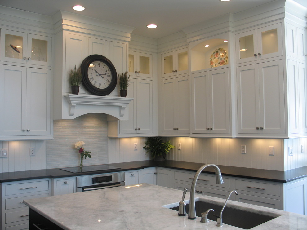 Example of a large transitional kitchen design in Indianapolis